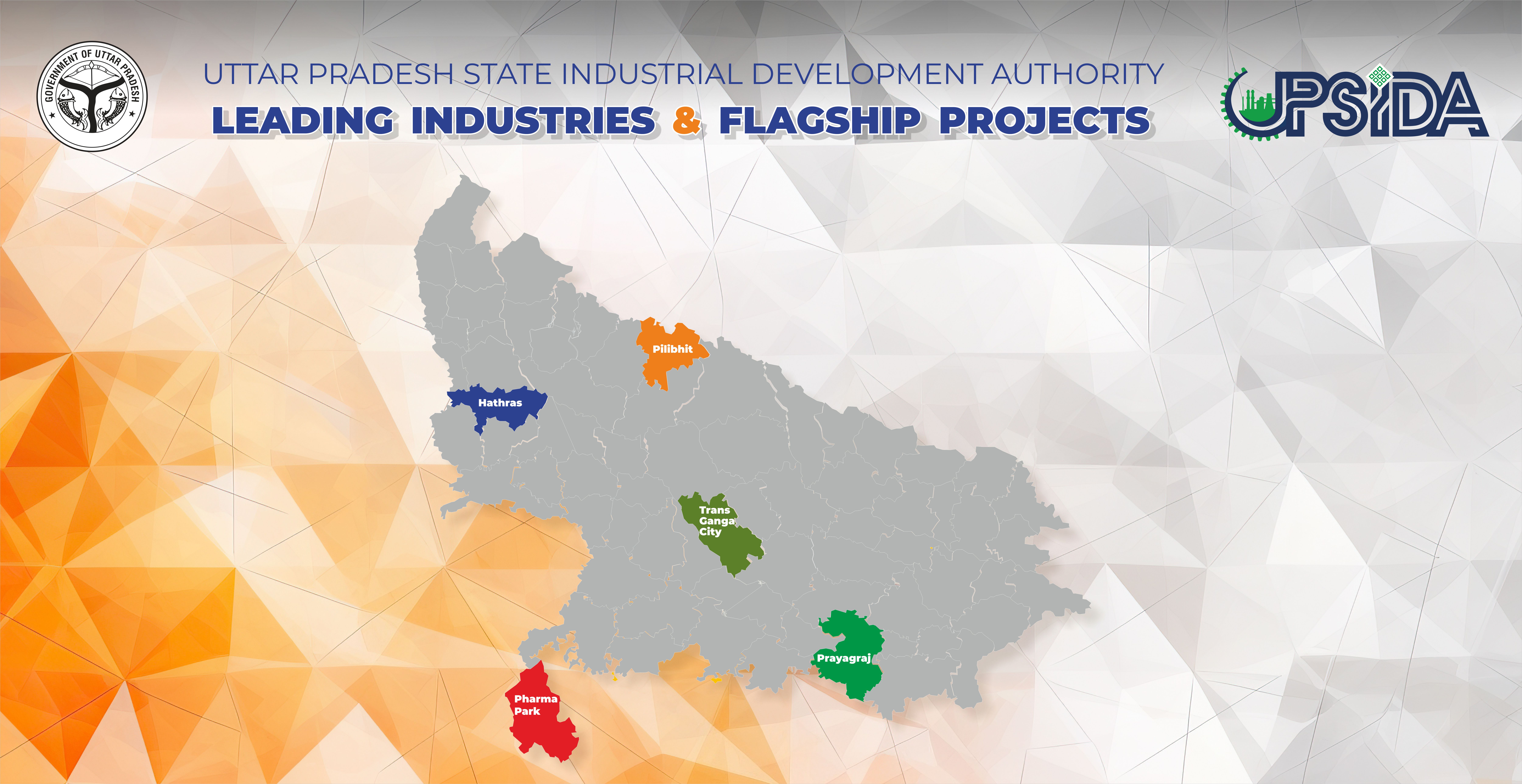 Uttar Pradesh Industrial Map
